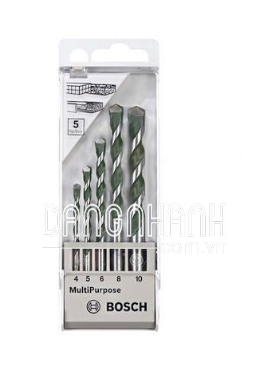 Bộ mũi khoan đa dụng 5 mũi 4,5,6,8,10 Bosch