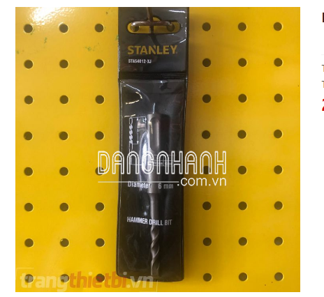 Mũi khoan bê tông gài SDS Stanley