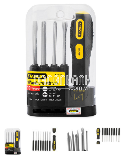 Bộ tô vít 9 đầu Stanley STHT62511-8
