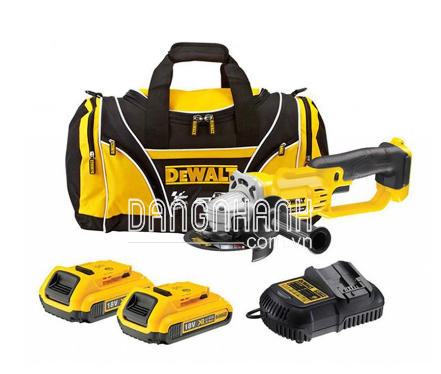 Máy mài góc pin Dewalt DCG412D2B-B1