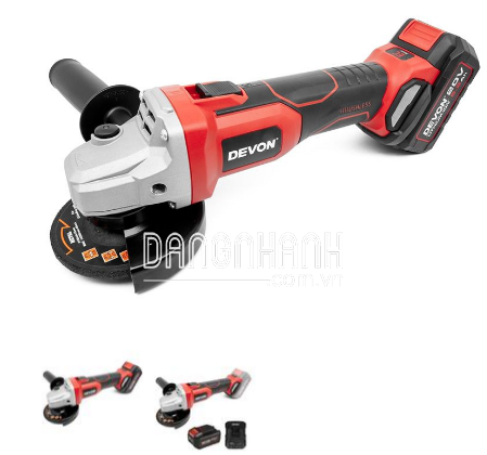 Máy mài góc pin 20V Devon 2903-Li-20AG100-52 Sạc/ 1 x 5.2Ah