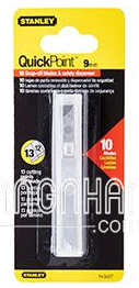 Lưỡi dao rọc giấy 9mm length 85mm Stanley 11-300T