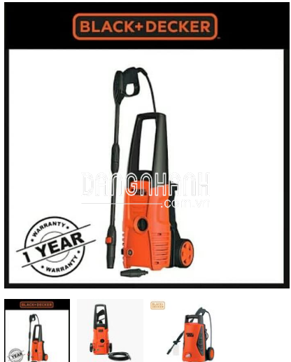 Máy phun xịt rửa Black & Decker PW1400S-B1