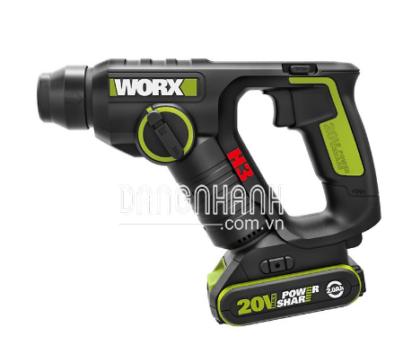 Máy khoan búa dùng pin Li-ion 20V Worx Green WU380