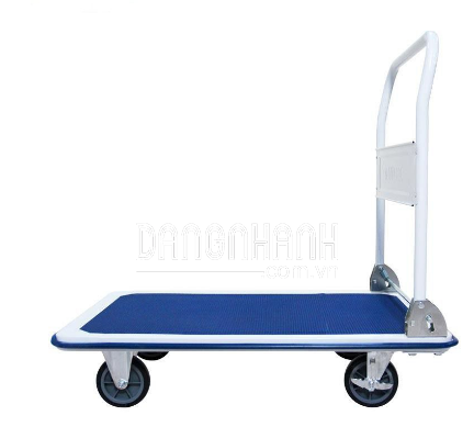 Xe đẩy hàng 4 bánh sàn thép 4 bánh FUJIHOME SH300