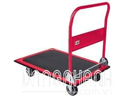 Xe đẩy hàng 4 bánh sàn thép 4 bánh FUJIHOME HT-415