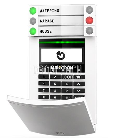 Bảng điều khiển không dây với đầu đọc từ, bàn phím và màn hình LCD JA-154E