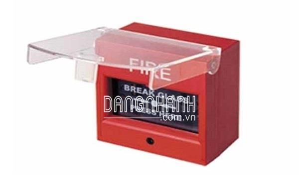 Nút ấn khẩn vuông bể kính có chụp bảo vệ HORING AH-0217