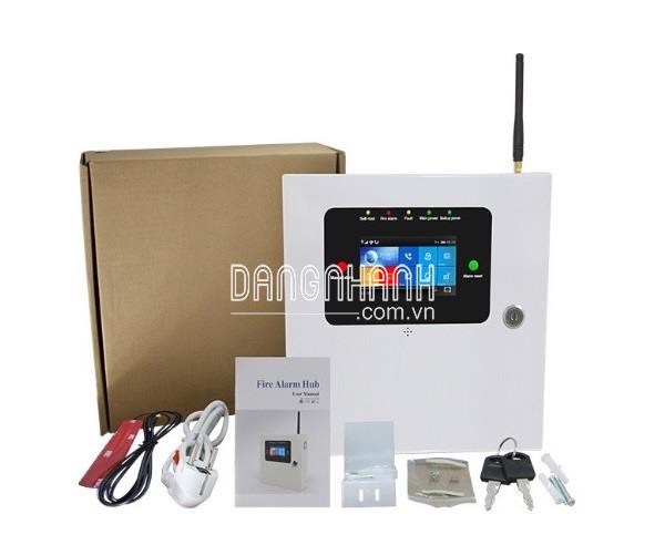 Bộ báo động chống trộm-báo cháy qua Wifi + Sim SmartZ GW89