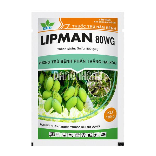   THUỐC TRỪ BỆNH LIPMAN 80WG