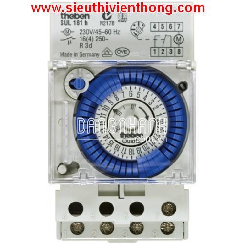 Công tắc hẹn giờ dạng cơ THEBEN SUL 181 h 24V UC