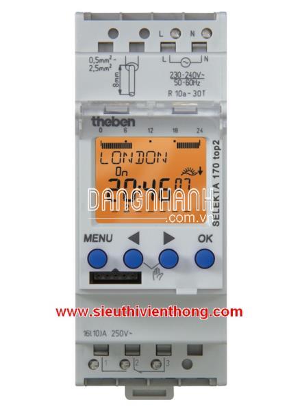 Công tắc hẹn giờ kỹ thuật số THEBEN SELEKTA 170 top2