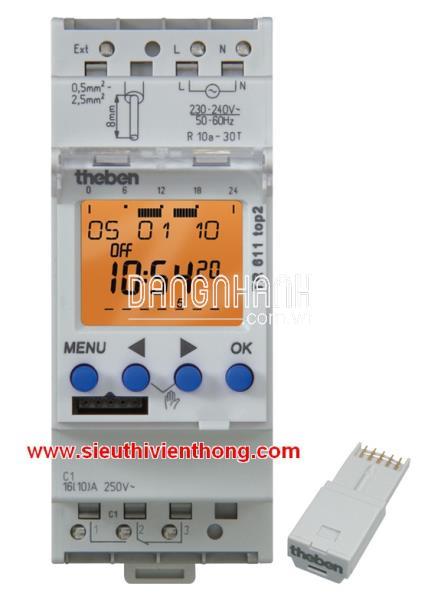 Công tắc hẹn giờ kỹ thuật số THEBEN TR 611 top2