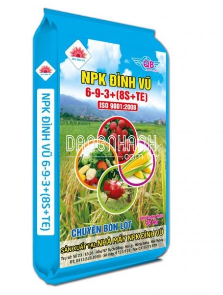 NPK Đình Vũ 6-9-3+(8S+TE)