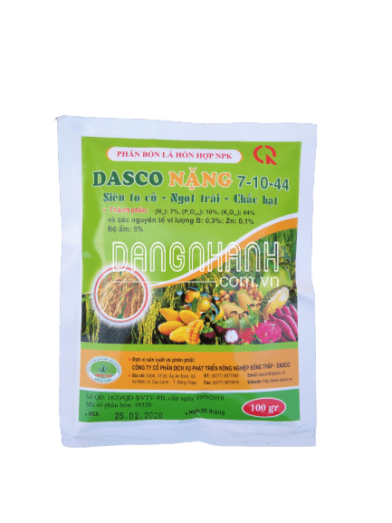 Phân bón lá DASCO NẶNG (gói 100g)