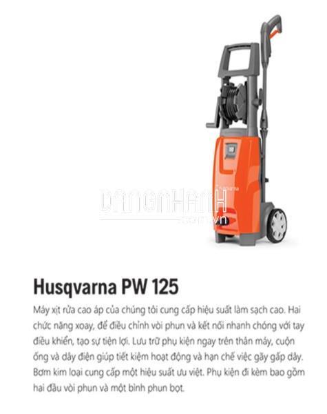 MÁY XỊT RỬA CAO ÁP HUSQVARNA PW 125