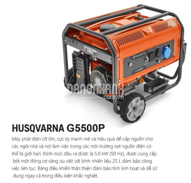 MÁY PHÁT ĐIỆN HUSQVARNA G5500P