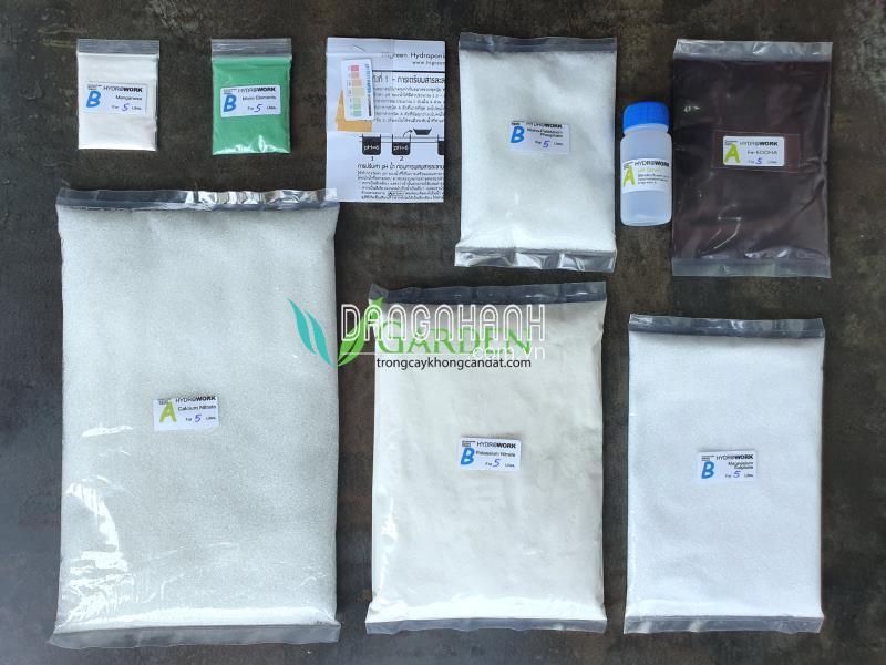 Dinh dưỡng thủy canh Thái Lan dạng bột 5 lit