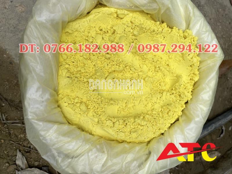 Bột oxit sắt màu vàng chanh 