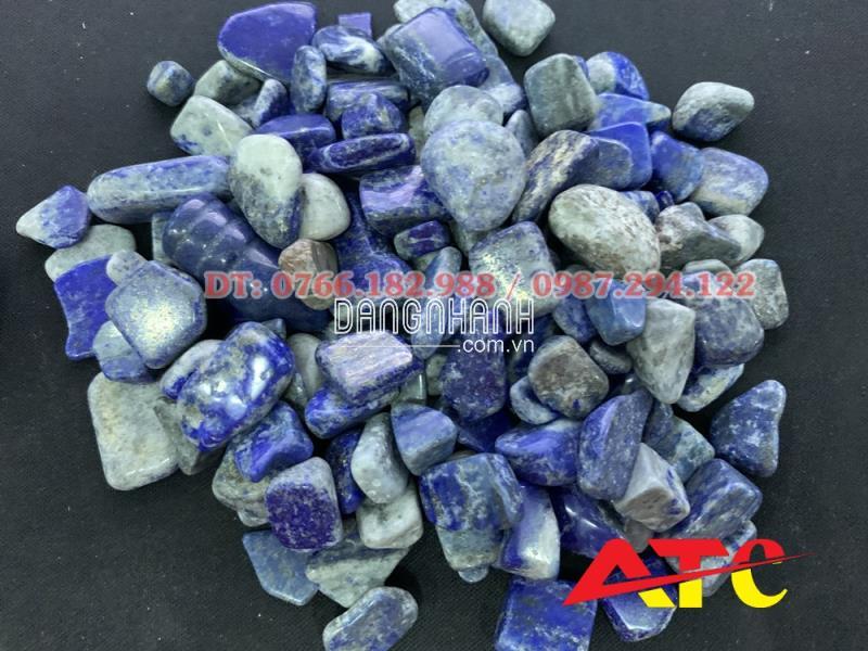 Đá vụn Lapis lazuli mài bóng 