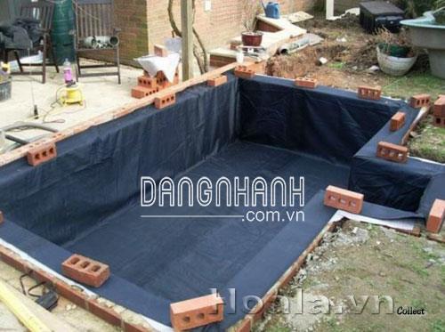 Bạt thủy sinh trồng cây, chậu trồng hoa sen súng