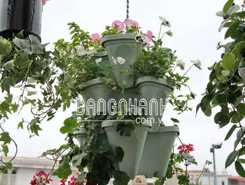 Chậu hoa 3 tầng