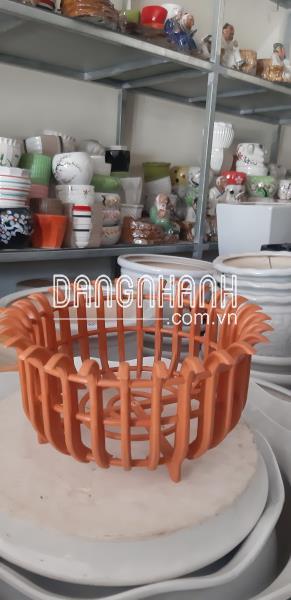 Chậu Lan giả gổ móc