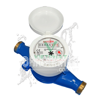 Đồng hồ nước thân đồng đa tia dạng từ xuất tín hiệu xung TK-2