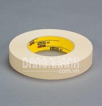 Băng keo phủ bề mặt 3M™ 231/231A Tan, 48 mm x 55 m 7.6 mil, 24 cuộn/thùng
