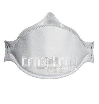 Khẩu trang lọc bụi dùng trong chăm sóc sức khỏe và phẫu thuật 3M™ Aura™ 1870+ N95 120 cái/thùng