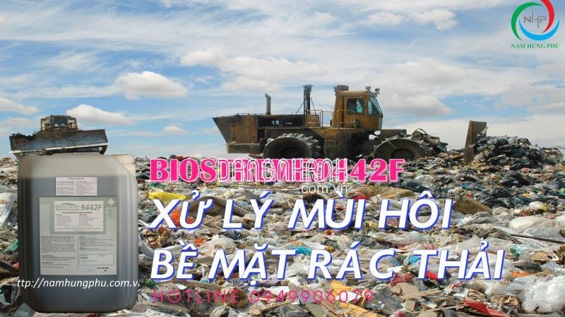 Xử lý mùi hôi rác thải nhanh chóng với Biostreme9442F (0949906079)