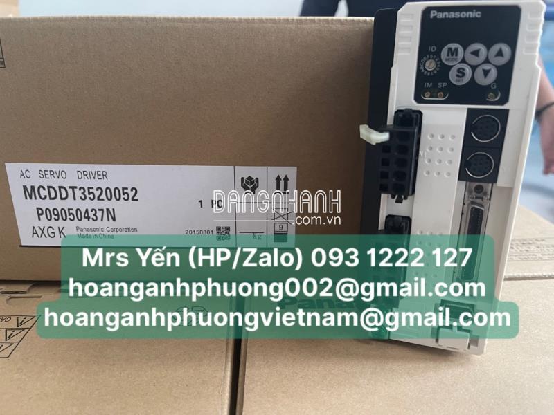 Hàng new 100%: MCDDT3520052 | Servo Drive | Panasonic 