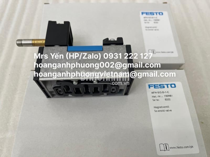 MFH-5/2-D-1-C | Nhận báo giá Van điện từ Festo các dòng