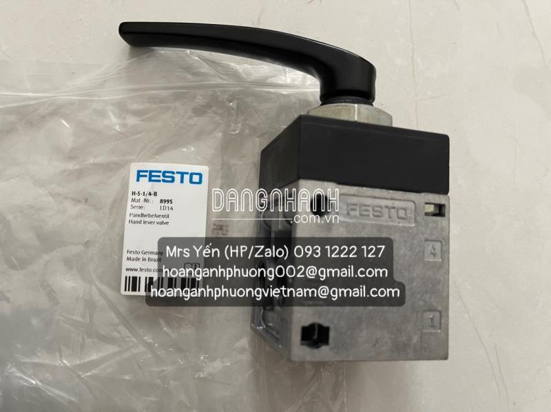 Báo giá Van tay gạt Festo các loại | H-5-1/4-B