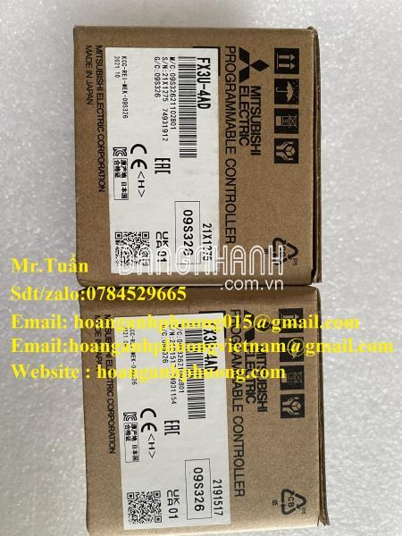 Module đo dòng và áp Mitsubishi FX3U-4AD (chính hãng)