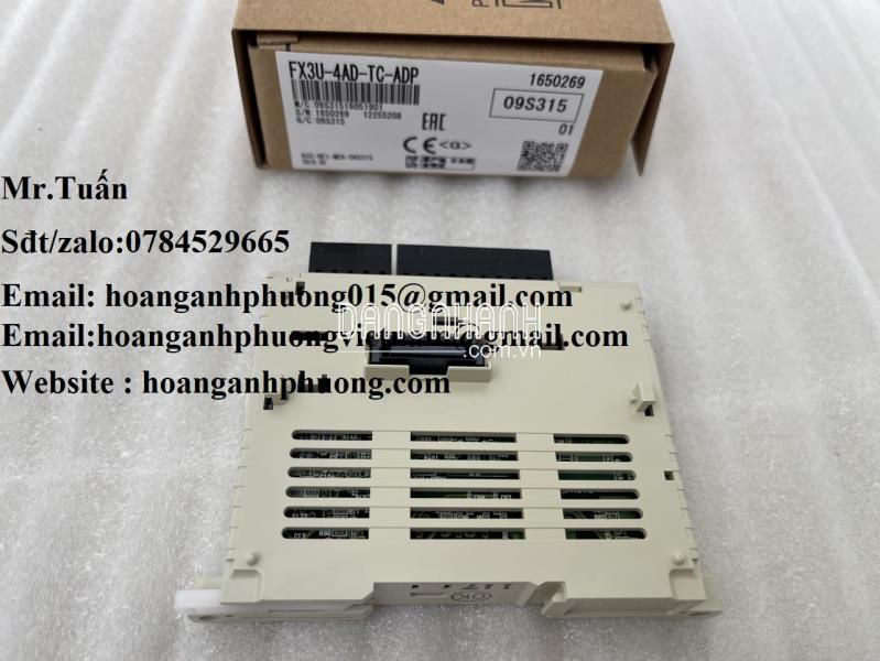Module Mitsubishi FX3U-4AD-TC-ADP (chính hãng)