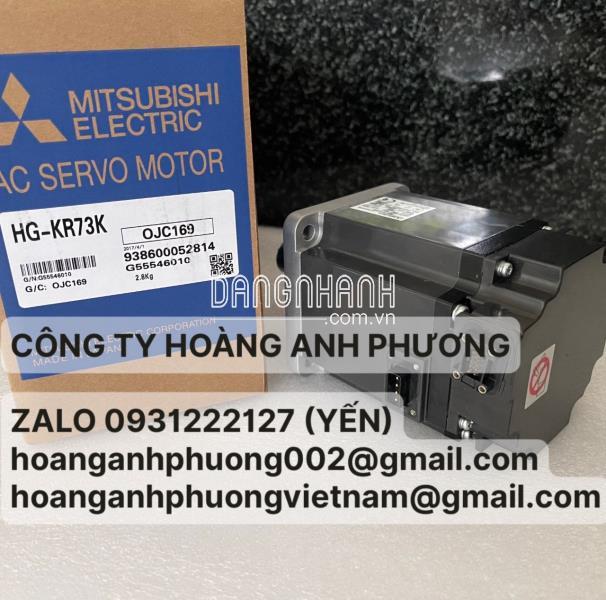 Động cơ Mitsubishi loại trục có rãnh | HG-KR73K | Hoàng Anh Phương
