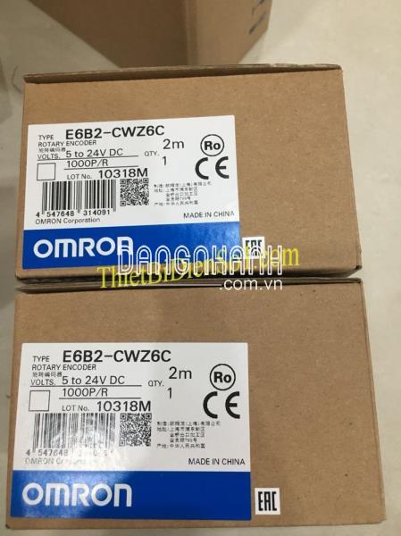 Encoder Omron E6B2-CWZ6C 600P/R 2M -Cty Thiết Bị Điện Số 1