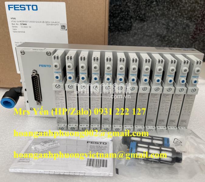 VTUG-14-MSDR-B1T-25V20-Q12LA-UB-Q8SU-12A+M1SC | Bộ van điện từ Festo