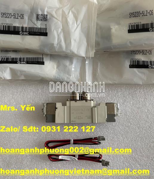 SY5220-5LZ-C6 Van khí nén SMC giá tốt, new 100%