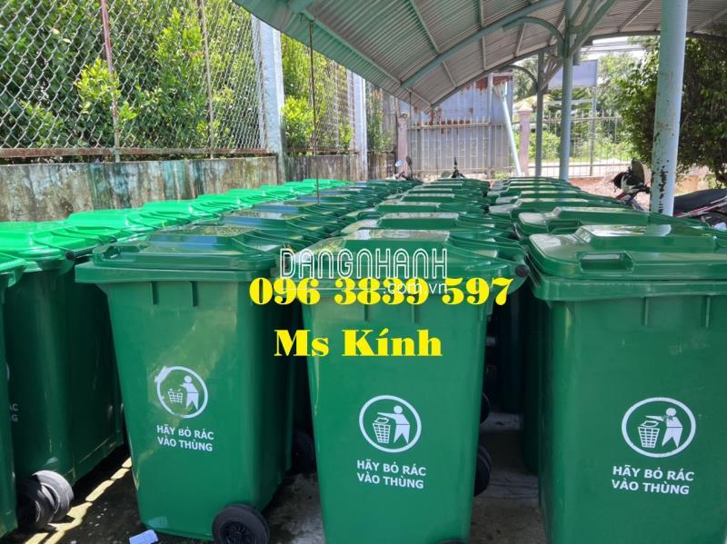 Thùng rác 240 lít, thùng rác công cộng giá sỉ - 096 3839 597 Ms Kính