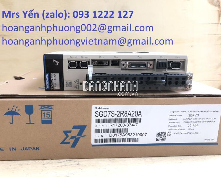 SGD7S-2R8A20A Yaskawa chính hãng, new 100%, giá tốt