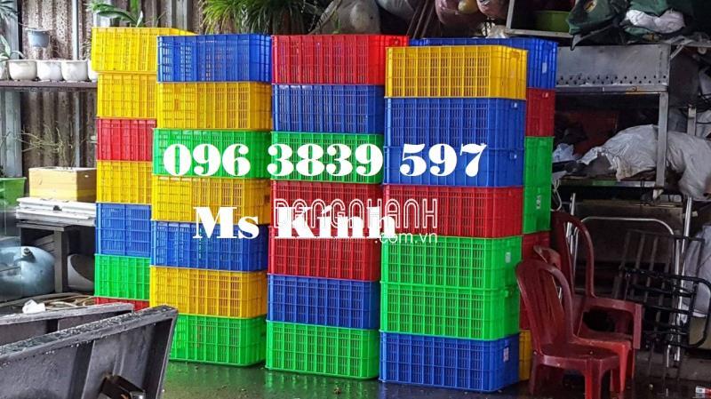 Sóng nhựa hở 2t5, thùng nhựa rỗng 2t5, rổ nhựa đựng hàng - 096 3839 597 Ms Kính