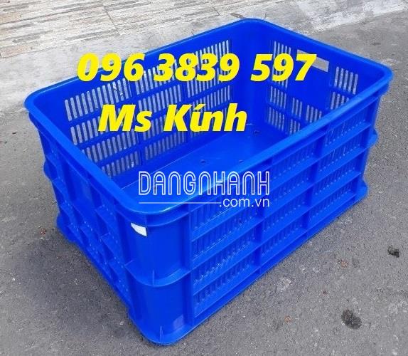 Sóng nhựa hở 3t1, sọt nhựa, rổ nhựa đựng hàng, trái cây - 096 3839 597 Ms Kính