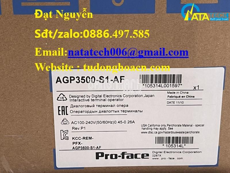AGP3500-S1-AF bộ màn hình HMI công nghiệp cảm ứng chính hãng 