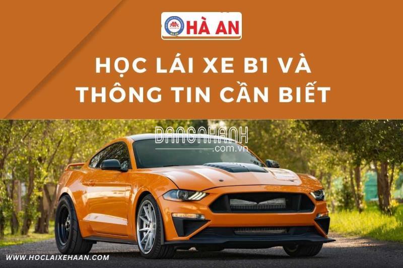 thủ tục & quy trình thi bằng lái xe B1