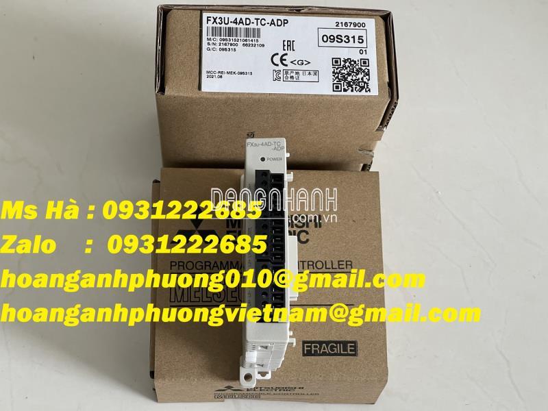 Bảo hành toàn quốc dòng module nhiệt mitsubishi FX3U-4AD-TC-ADP 