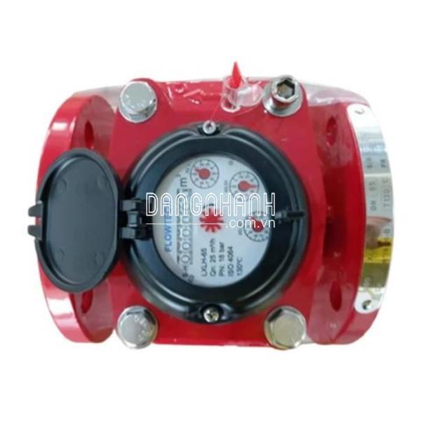Đồng hồ nước nóng, thân gang nối bích, LXLH-80 (DN80)