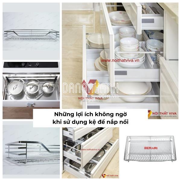 Những lợi ích không ngờ khi sử dụng kệ để nắp nồi