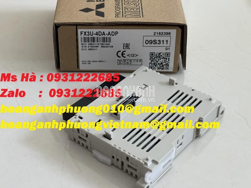 Bộ điều khiển chương trình dòng FX3U series mitsubishi FX3U-4DA-ADP 